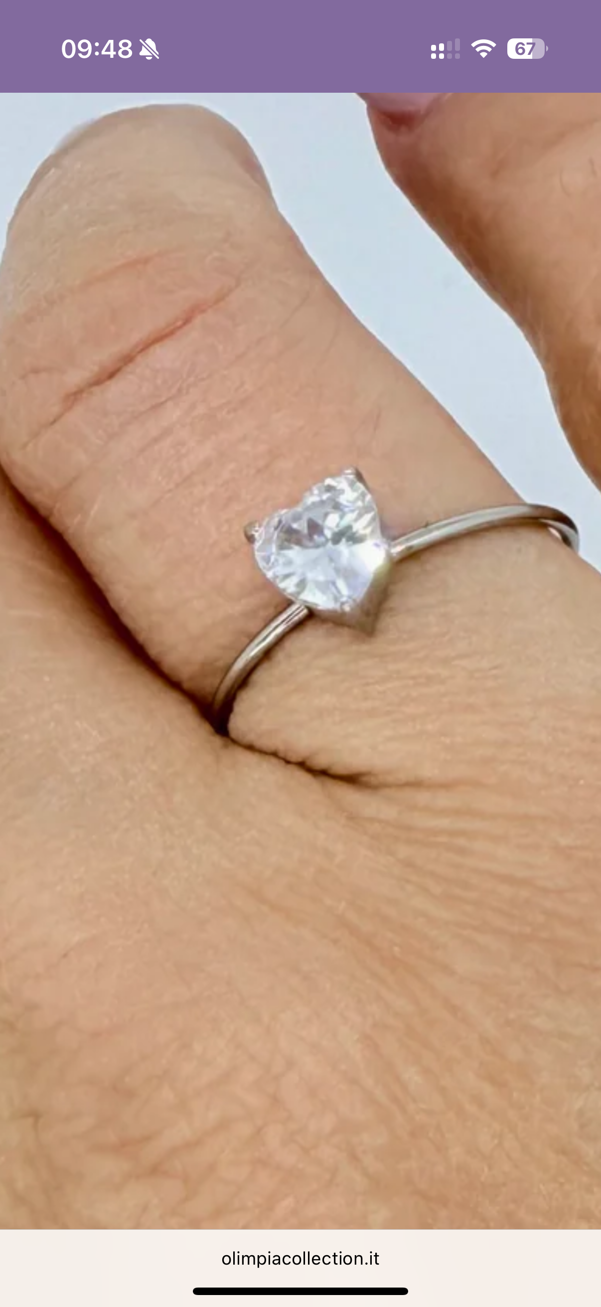 Anello Punto Luce Cuore