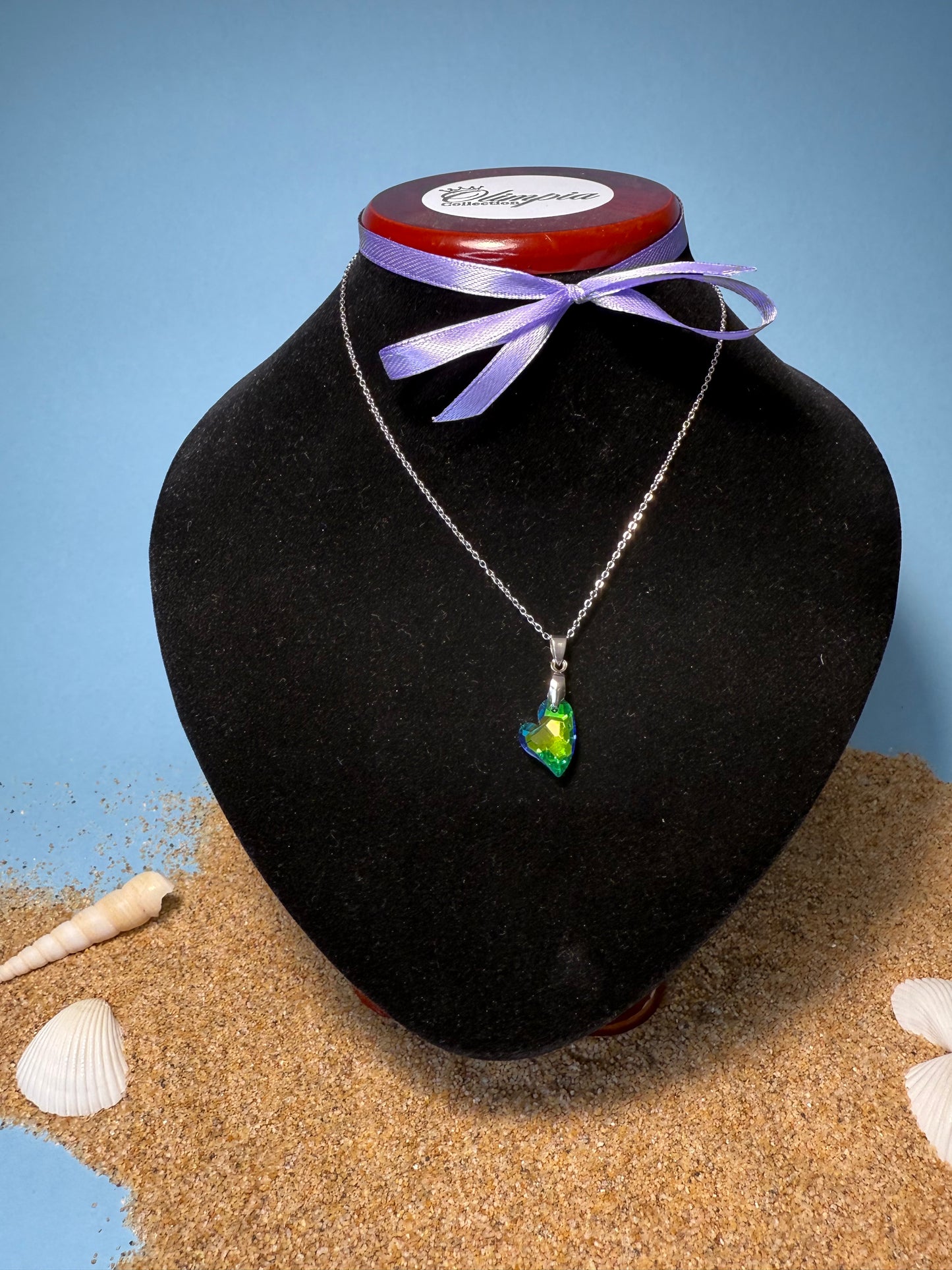 Collana cuore cristallo