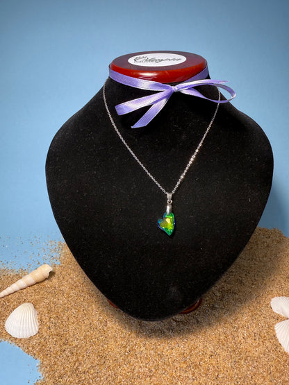 Collana cuore cristallo