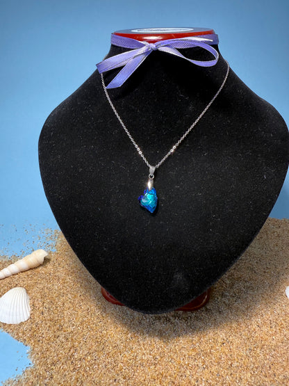 Collana cuore cristallo