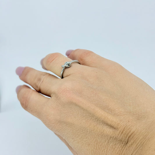 Parure nodo d’amore acciaio inossidabile