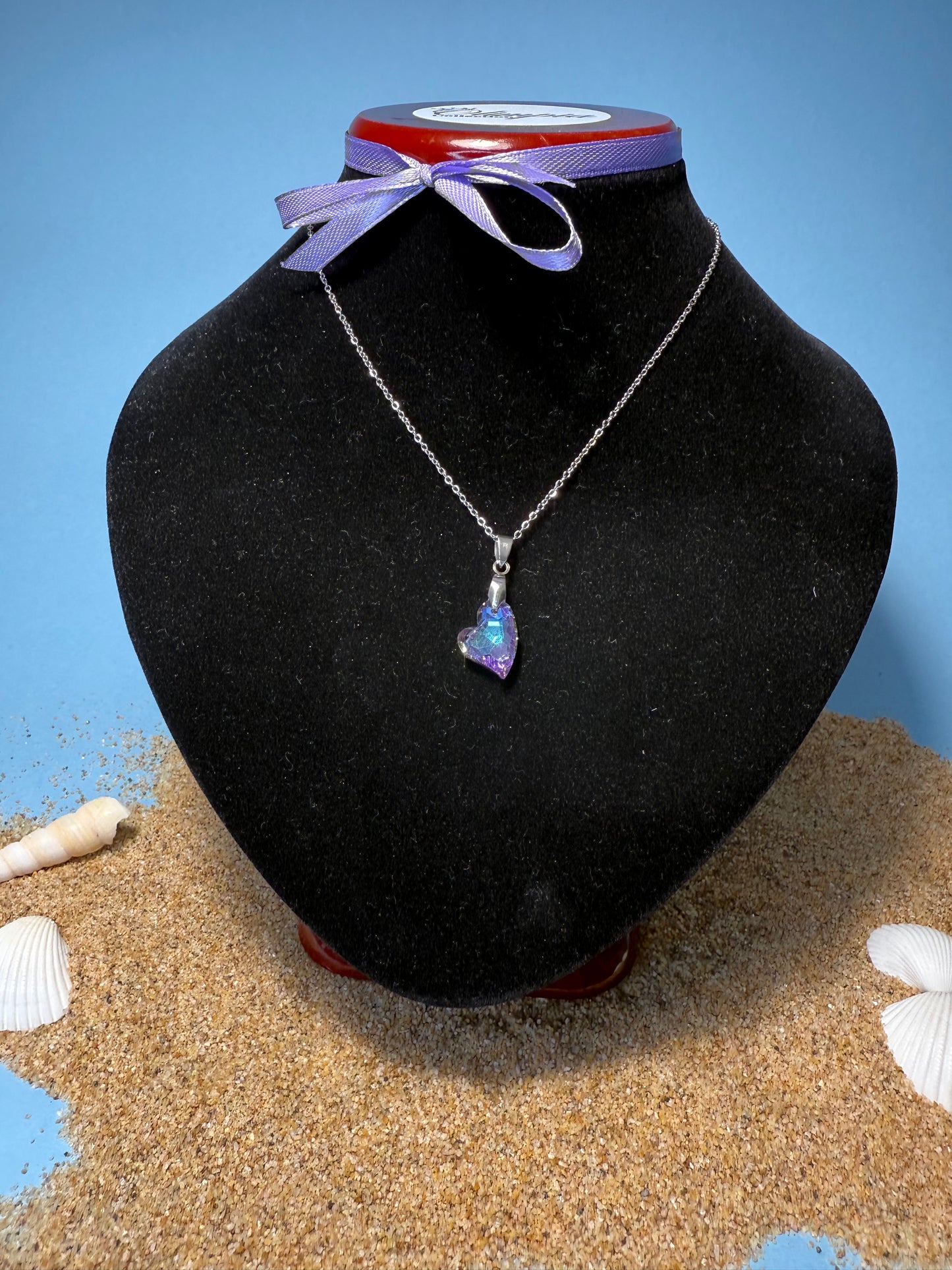 Collana cuore cristallo