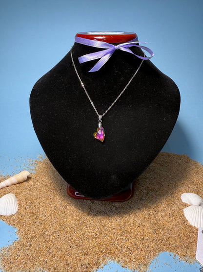 Collana cuore cristallo