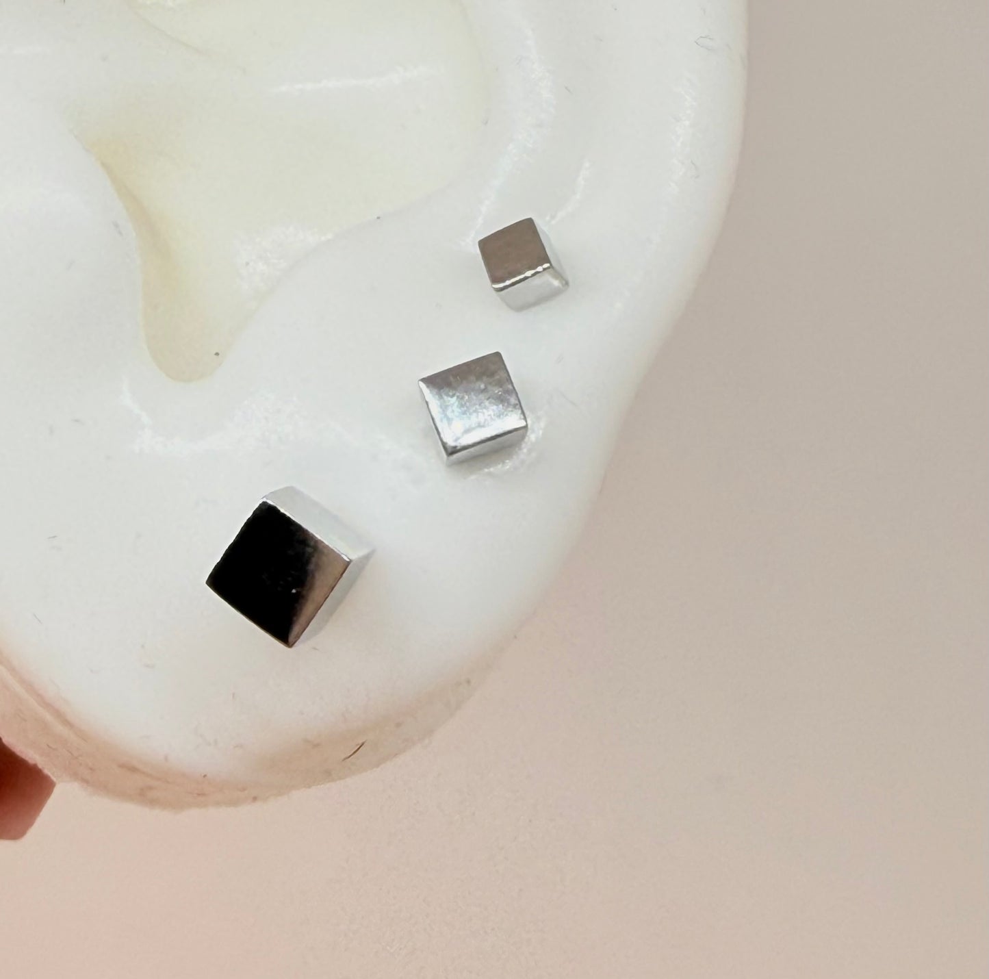 Orecchini Cubo – Set 3 misure