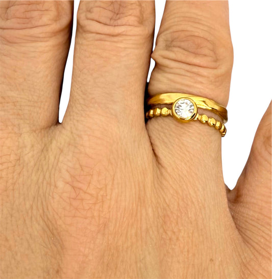 Anello Duo Prezioso
