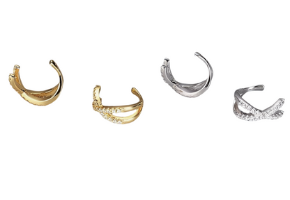 Ear cuff intreccio