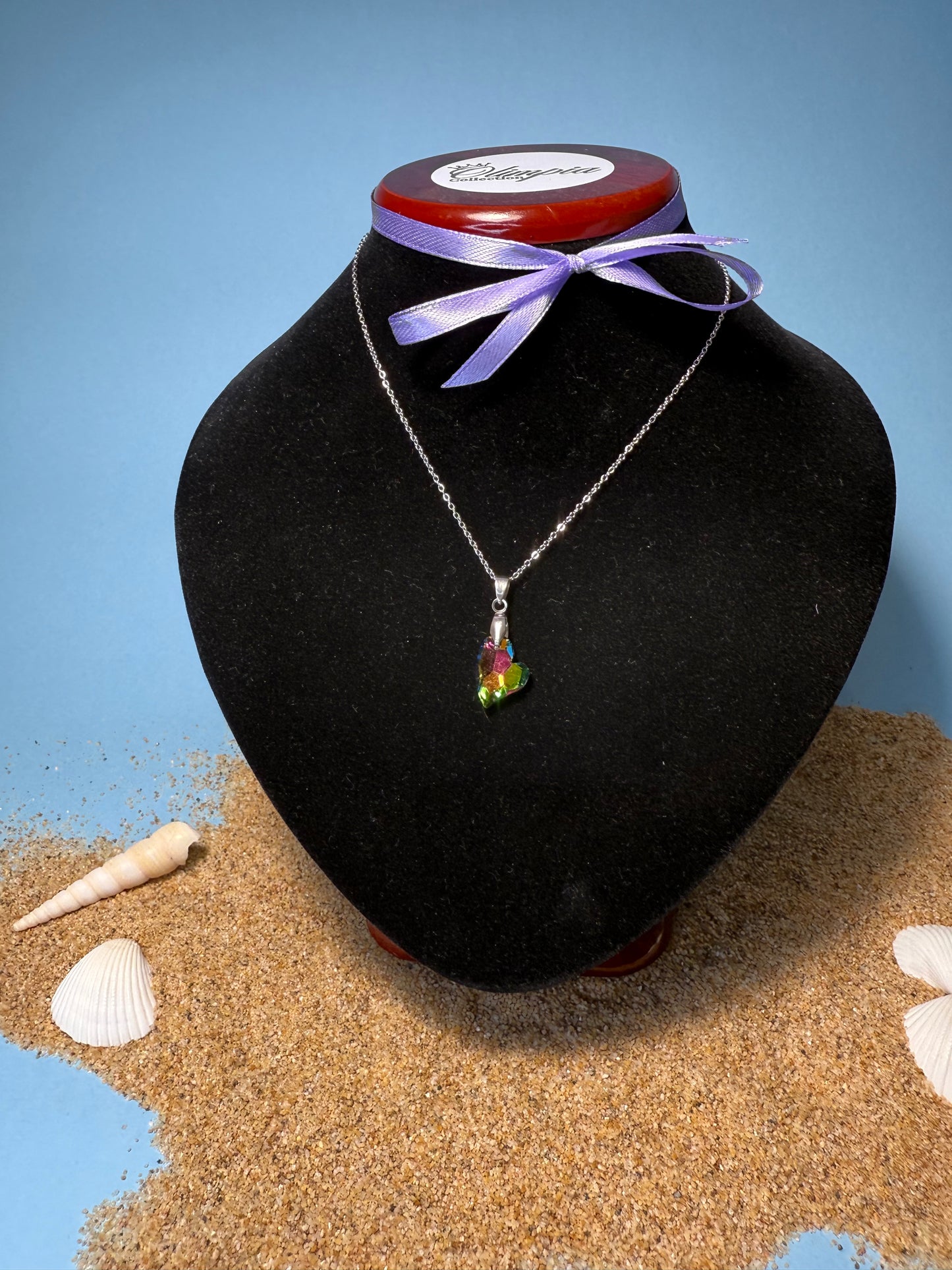 Collana cuore cristallo