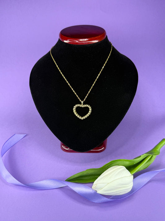 Collana Cuore Intrecciato