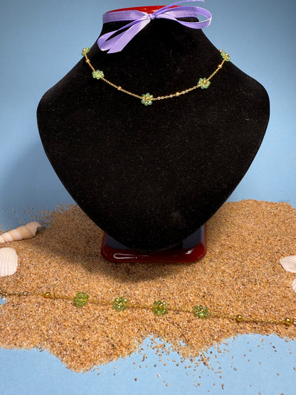 Set Margherita – Collana + Bracciale in Acciaio Inossidabile