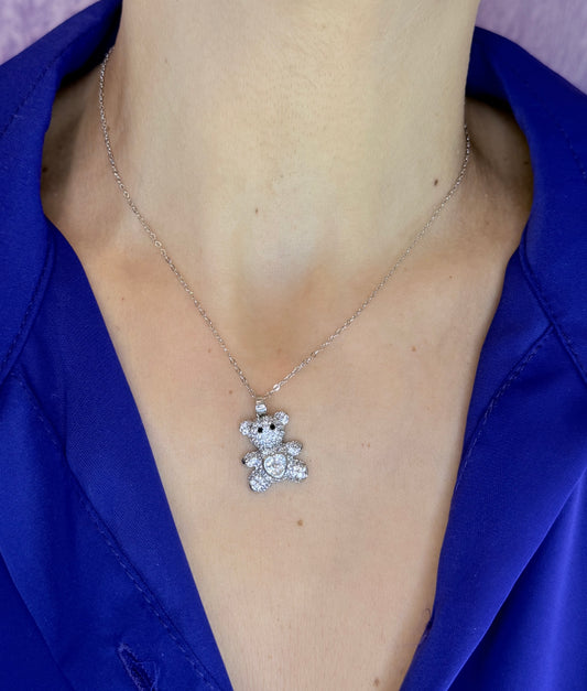 Collana Orsetto brillante