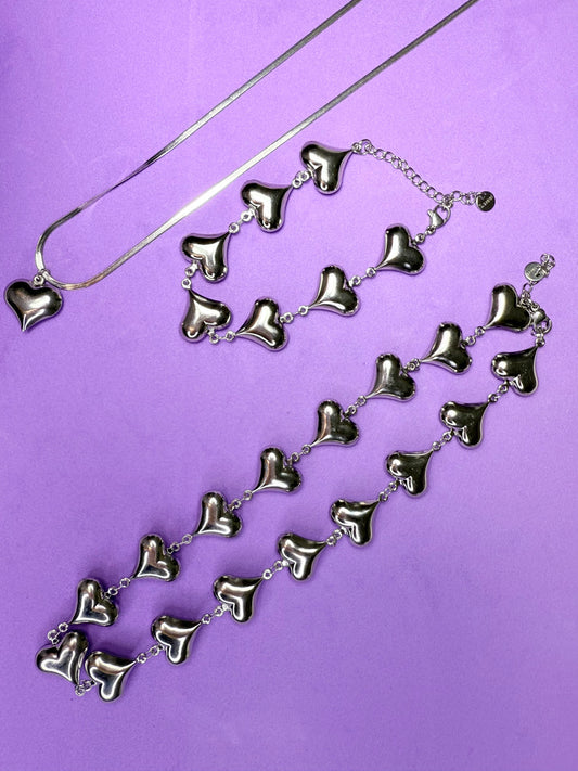 Set Cuori Sonaglio Pezzo unico