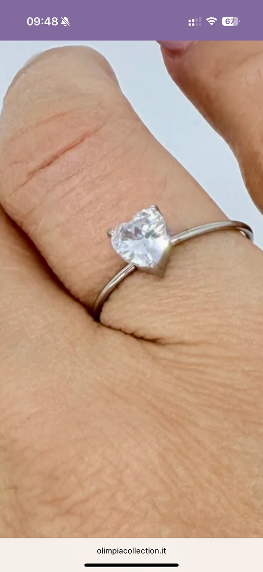 Anello Punto Luce Cuore